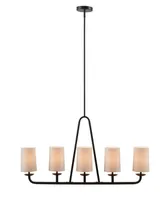 Ink+Ivy Serenitie 5-Light Linear Chandelier