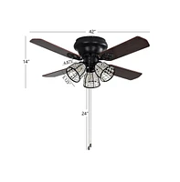 Pearla Ceiling Light Fan