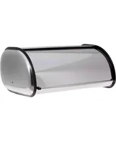 Bread Box Stainless Steel Bread Storage Box - Bread Bin Storage Holder for Kitchen - 16.5x10x8