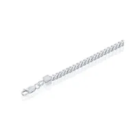 Diamond cut Franco Chain 3mm Sterling Silver 18" Necklace