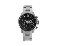 Peugeot Men's 46mm Multi-Function Stainless Steel Bracelet Watch