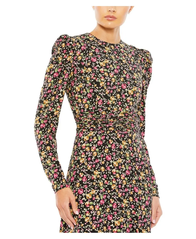 Women's Ieena Floral Long Sleeve Gown