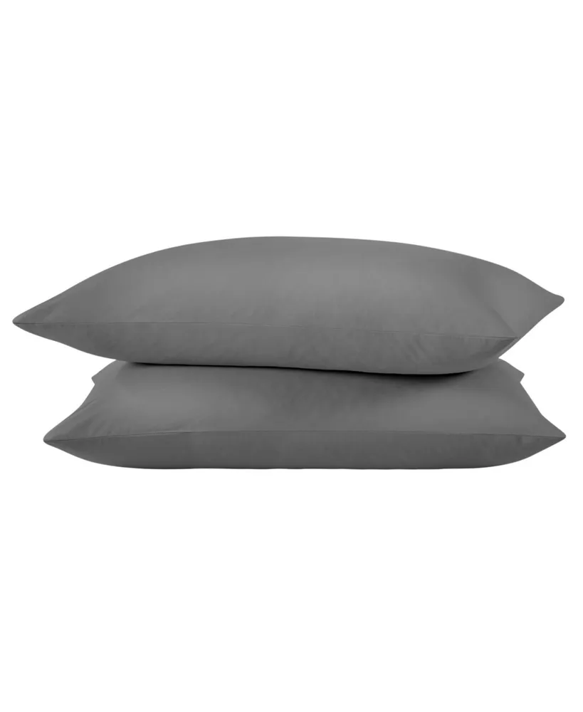 Bare Home Organic Cotton Percale Pillowcase Set King