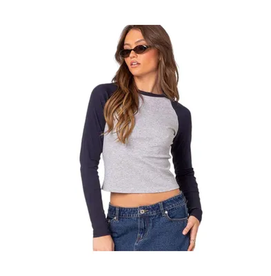 Women's Raya long sleeve t shirt - Gray