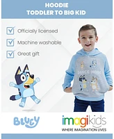 Bluey Toddler Boys Mom Dad Bingo Fleece Hoodie Toddler|Child