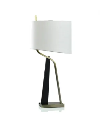 31" Domino Abstract Mid Century Modern Slanted Design Table Lamp