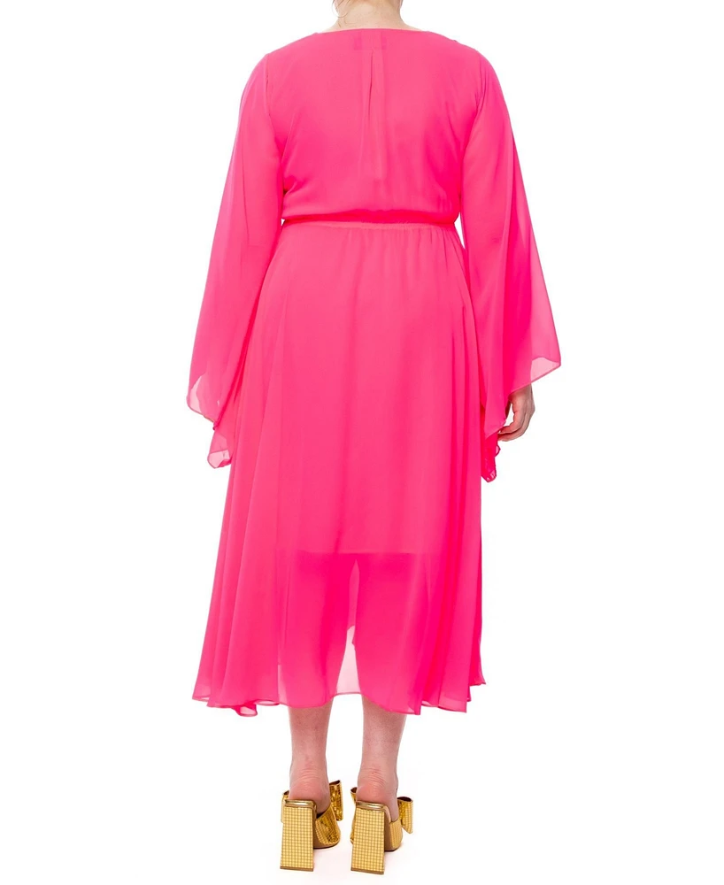 Meghan Los Angeles Plus Size Sunset Midi Dress