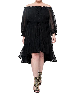Meghan Los Angeles Plus Keiko Midi Dress