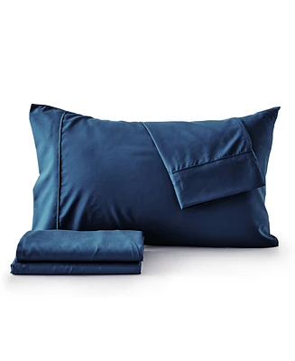 Premium Comforts Rayon from Bamboo Blend Wrinkle Resistant 4-Pc. Sheet Set, Full