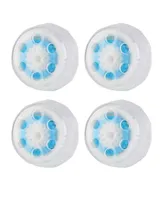 Pursonic Deep Pore Facial Cleansing Brush Head Replacement compatible with Clarisonic 4 Pack