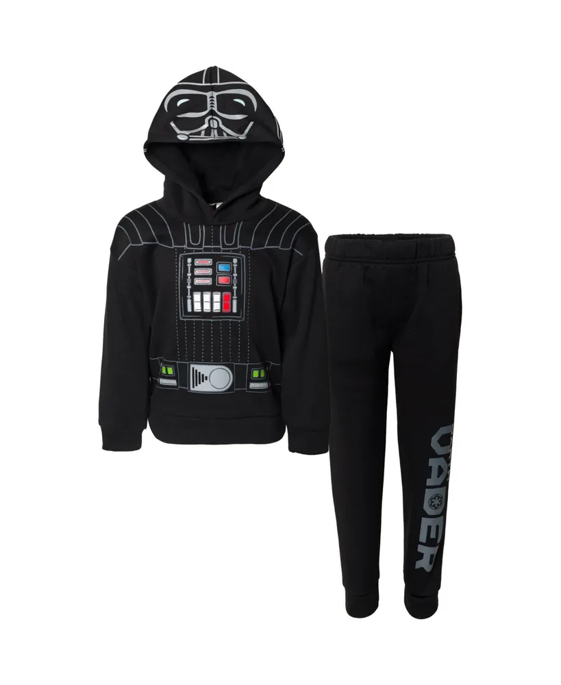 Star Wars Darth Vader Boba Fett The Mandalorian Fleece Pullover Hoodie and Pants Outfit Set Toddler| Child Boys