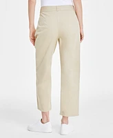 On 34th Women's Pleated Chino Ankle Pants, Created for Macy's