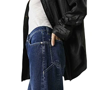 Free People Women's Tinsley Cotton Baggy High-Rise Jeans
