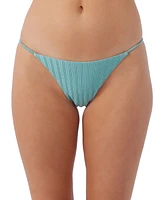 O'Neill Juniors' Mizi Metallic Rib Redondo Bikini Bottoms