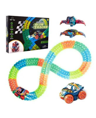 Usa Toyz Zero-g Glow Race Track for Kids- 150pcs