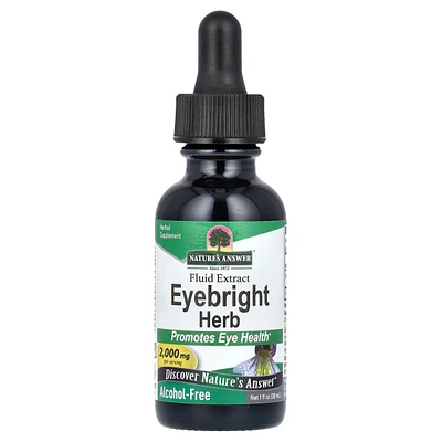 Nature's Answer Eyebright Herb Fluid Extract Alcohol-Free 2 000 mg - 1 fl oz (30 ml) - Assorted Pre