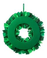 Glitzhome 19.25" D St. Patrick's Felt Wreath