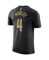 Men's Jordan Evan Mobley Black Cleveland Cavaliers 2022/23 Statement Edition Name and Number T-shirt