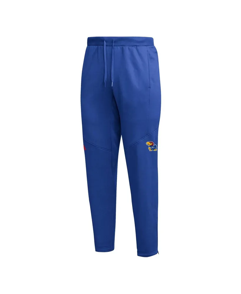 Men's adidas Royal Kansas Jayhawks 2023 Travel Aeroready Tapered Pants