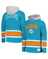 Men's Tommy Hilfiger Aqua Miami Dolphins Ivan Fashion Pullover Hoodie