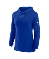 Women's Nike Royal Buffalo Bills Sideline Performance Long Sleeve Hoodie T-shirt