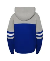 Big Boys Mitchell & Ness Gray Tampa Bay Lightning Head Coach Pullover Hoodie