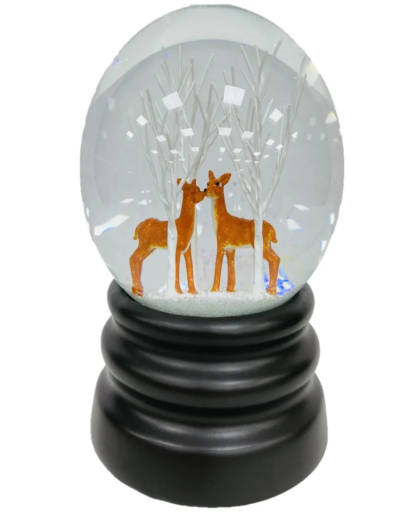 Ashfield & Harkness Deer and Tree Decorative Snow Globe