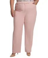 Calvin Klein Plus Lux Modern-Fit Pants