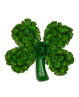 14.5" Four Leaf Clover Wood Floral Decoration