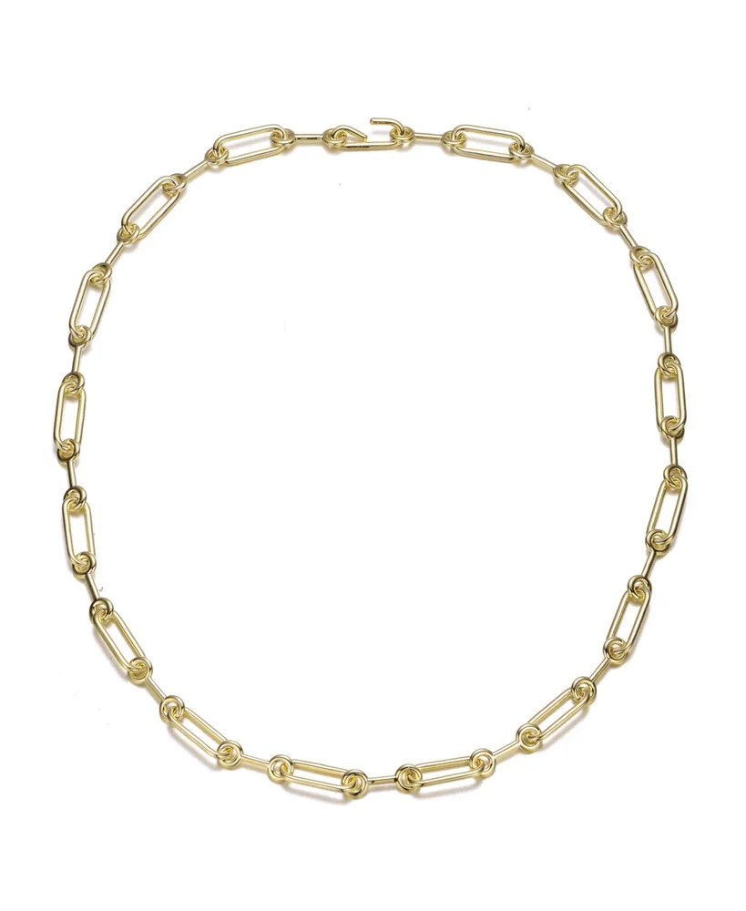 Gigi Girl Elegant Teens/Young Adults 14K Gold Plated Chain Necklace