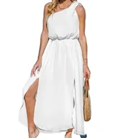 Women's Breezy Bliss One-Shoulder Cover-Up Dress