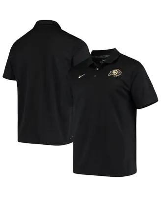 Men's Nike Black Colorado Buffaloes Primary Logo Varsity Performance Polo Shirt