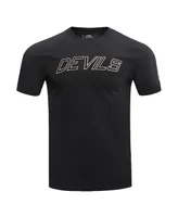 Men's Pro Standard Black New Jersey Devils Wordmark T-shirt