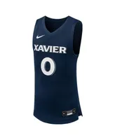 Big Boys Nike #0 Navy Xavier Musketeers Team Replica Basketball Jersey