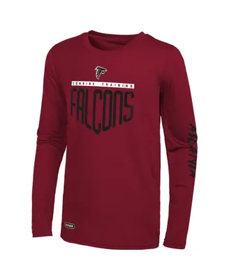 Men's Red Atlanta Falcons Impact Long Sleeve T-shirt