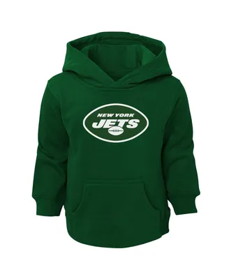 Toddler Boys and Girls Green New York Jets Logo Pullover Hoodie