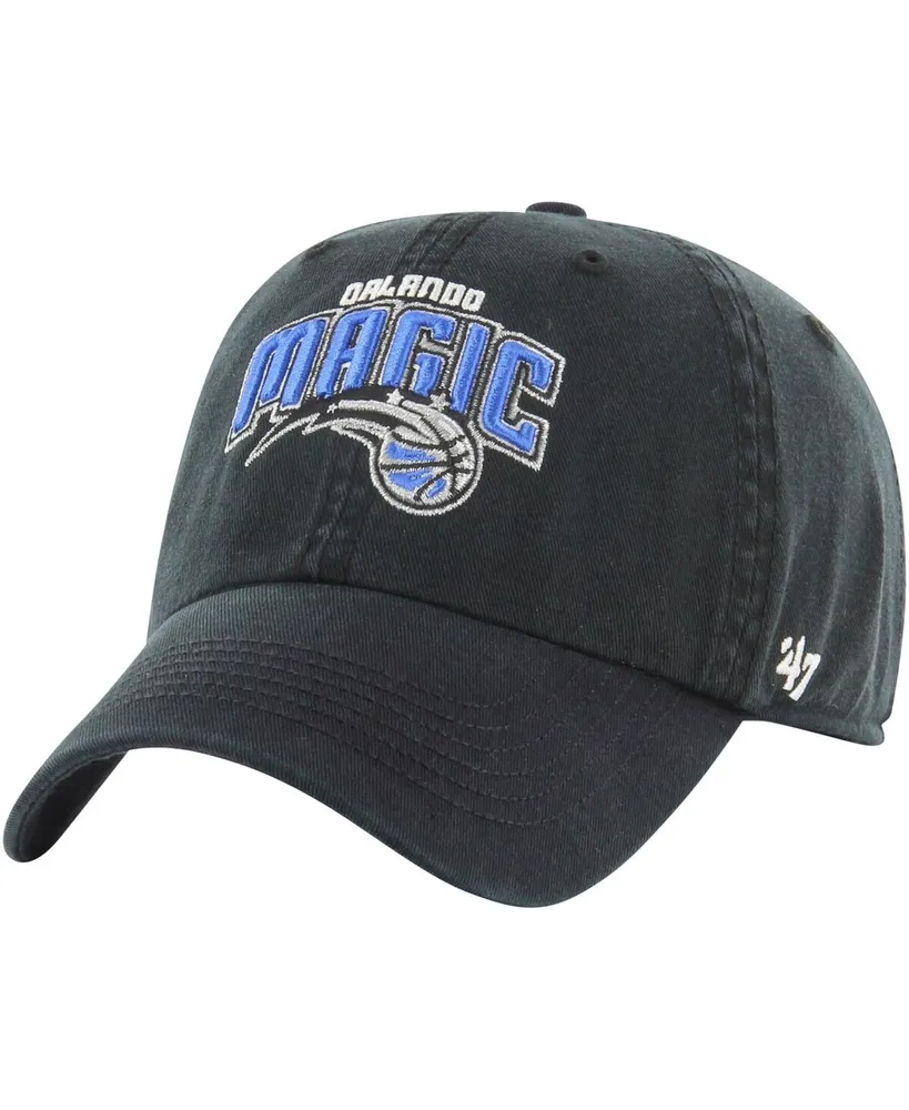 Men's '47 Brand Black Orlando Magic Classic Franchise Fitted Hat