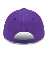 Men's New Era Purple Minnesota Vikings Outline 9FORTY Snapback Hat