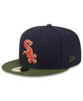 Men's New Era Navy Chicago White Sox Sprouted 59FIFTY Fitted Hat