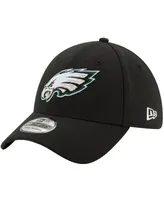 Men's New Era Black Philadelphia Eagles 39THIRTY Fitted Hat