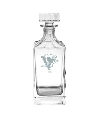 Pittsburgh Penguins Etched Decanter