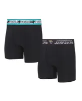 Men's Concepts Sport Jacksonville Jaguars Gauge Knit Boxer Brief Two-Pack