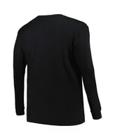 Men's Profile Black Florida Gators Big and Tall Pop Long Sleeve T-shirt