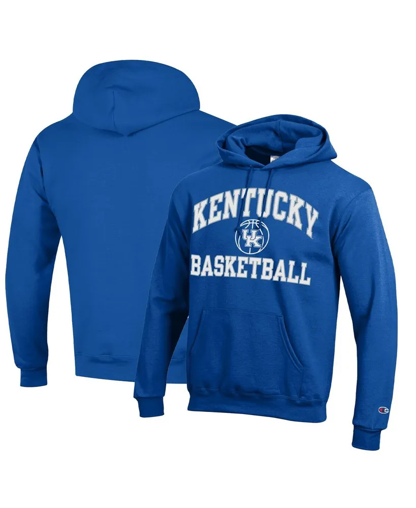 Men's Champion Royal Kentucky Wildcats Basketball Icon Powerblend Pullover Hoodie