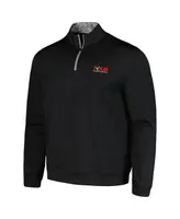 Men's Barstool Golf Black Tour Championship Quarter-Zip Top