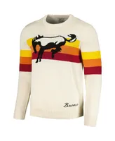 Men's American Needle Cream Bronco McCallister Pullover Sweater