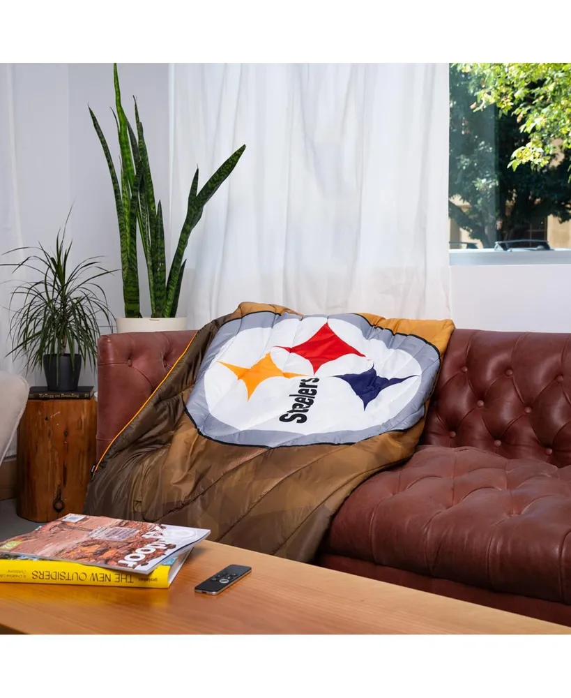 Rumpl Pittsburgh Steelers 75'' x 52'' Geo Original Puffy Blanket