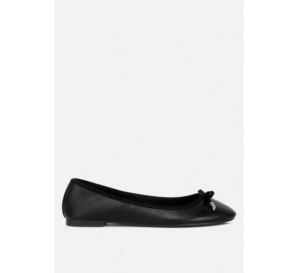 London Rag Suzzy Bow Embellished Flat Ballerinas