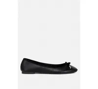 London Rag Suzzy Bow Embellished Flat Ballerinas