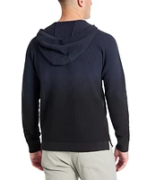 Kenneth Cole Men's 4-Way Stretch Die-Dyed Hooded Sweater